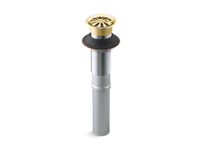 Bathroom sink grid drain without overflow - K-7129-PB