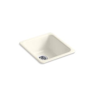 Iron/Tones® 17" x 18-3/4" x 8-1/4" top-mount/undermount single-bowl kitchen sink - K-6584-96