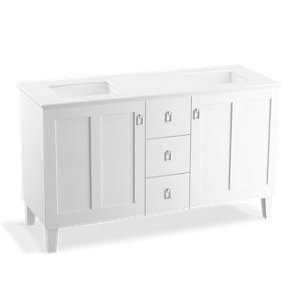 Poplin® 60" bathroom vanity cabinet - K-99537-LG-1WA