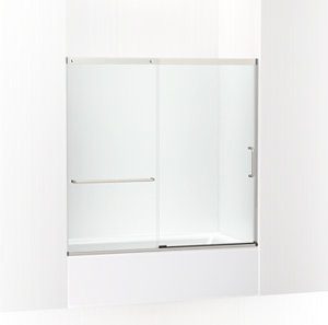 Elate 56-3/4" H sliding bath door with 1/4" - thick glass - K-707609-6L-MX