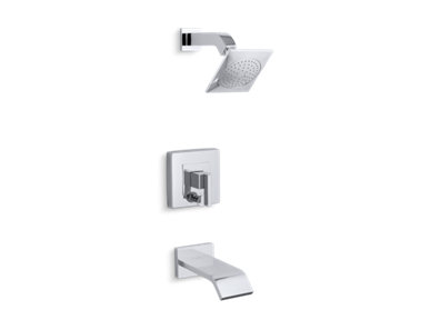 Loure® Rite-Temp® bath/shower trim set - K-T14664-4-CP
