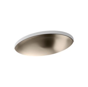 Rhythm® Oval Undermount bathroom sink - K-2602-SBV