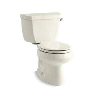 Wellworth® Classic Two-piece round-front 1.28 gpf toilet with right-hand trip lever - K-3577-RA-96
