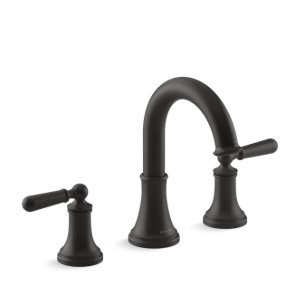 Capilano® Widespread bathroom sink faucet - K-R30582-4D-BL