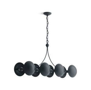 Vorleigh® Eight-light linear chandelier - K-27949-CH08-GNL