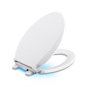 Cachet® Nightlight Quiet-Close elongated toilet seat - K-75796-0