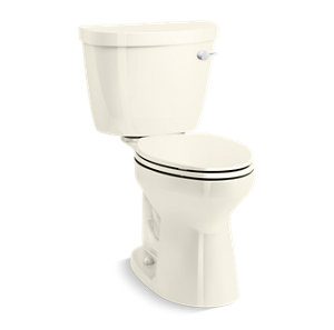 Cimarron® Comfort Height® Two-piece elongated 1.28 gpf chair height toilet - K-31621-RA-96