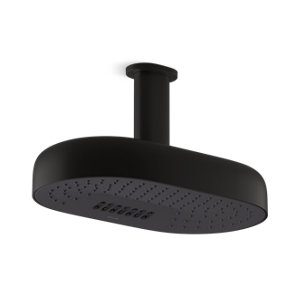 Statement Oblong 12" two-function 1.75 gpm rainhead with Katalyst® air-induction technology - K-26295-G-BL