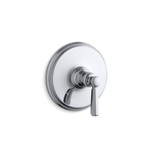 Bancroft® Valve trim with metal lever handle for thermostatic valve, requires valve - K-T10593-4-CP