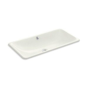 Iron Plains® Trough Rectangle Drop-in/undermount bathroom sink - K-20212-NY