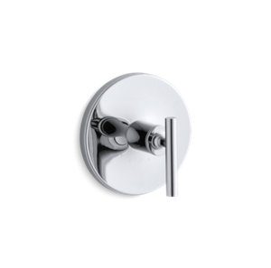 Purist® MasterShower® temperature control valve trim with lever handle - K-T14488-4-CP