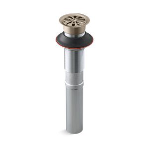 Bathroom sink grid drain without overflow - K-7129-BV
