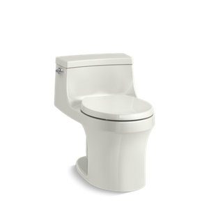 San Souci® One-piece round-front 1.28 gpf toilet with slow-close seat - K-4007-NY