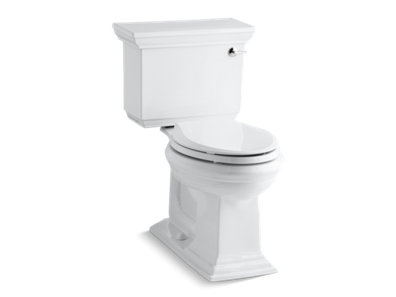 Memoirs® Stately Comfort Height® Two-piece elongated 1.28 gpf chair height toilet with right-hand trip lever - K-3817-RA-0