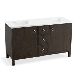 Jacquard® 60" bathroom vanity cabinet - K-99511-LG-1WC
