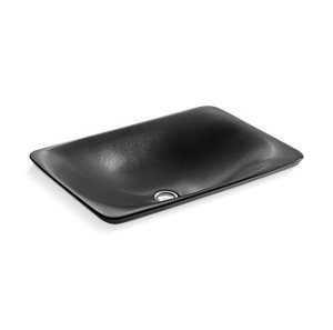 Shagreen Carillon® Rectangle Wading Pool® Vessel bathroom sink - K-77716-TB2