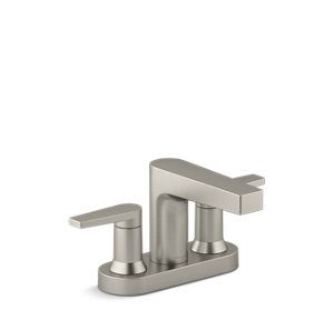 Taut® Centerset bathroom sink faucet - K-97031-4-BN