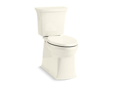 Corbelle® Comfort Height® Two-piece elongated 1.28 gpf chair height toilet with right-hand trip lever - K-3814-RA-96