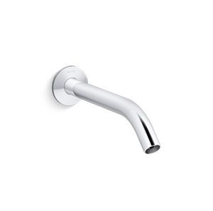 Components® Wall-mount bathroom sink faucet spout with Tube design, 1.2 gpm - K-T23890-CP