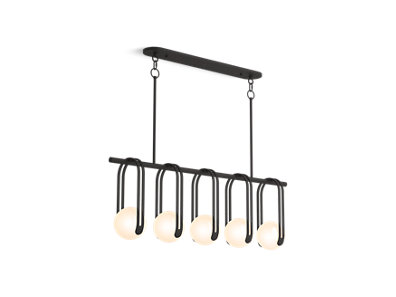 Kraga 45" five-light linear chandelier - K-32380-CH05-BLL