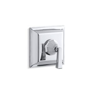Memoirs® Stately Rite-Temp® valve trim with Deco lever handle - K-TS463-4V-CP