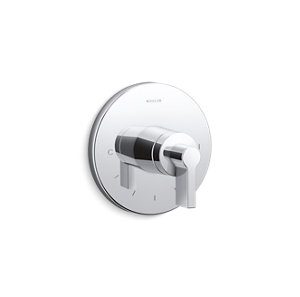 Components® Thermostatic valve trim with lever handle - K-T78027-4-CP