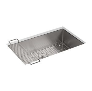 Strive® 32" undermount single-bowl kitchen sink with accessories - K-5285-NA