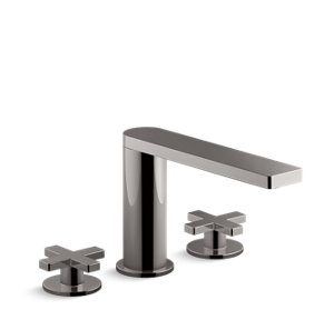 Composed® Deck-mount bath faucet with cross handles - K-73081-3-TT