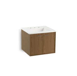 Jute® 24" wall-hung bathroom vanity cabinet - K-99539-1WM