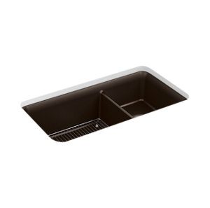 Cairn® 33-1/2" undermount double-bowl kitchen sink - K-8204-CM2