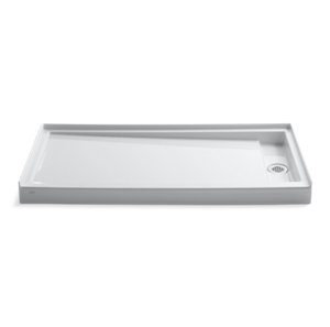 Groove® 60" x 32" single threshold right-hand drain shower base - K-9948-0