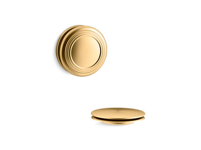 Pure Flo Traditional Push-button bath drain trim - K-T37396-2MB