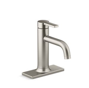 Venza® Single-handle bathroom sink faucet with lever handle - K-R22796-4D-BN