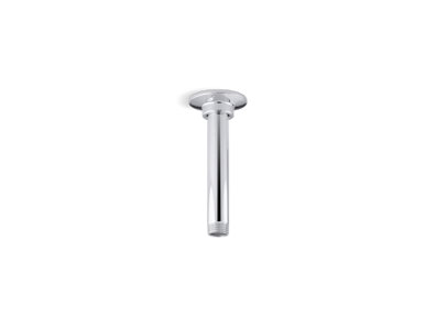 6" ceiling-mount single-function rainhead arm and flange - K-7394-CP
