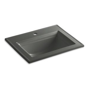 Memoirs® Stately Drop-in bathroom sink with single faucet hole - K-2337-1-58