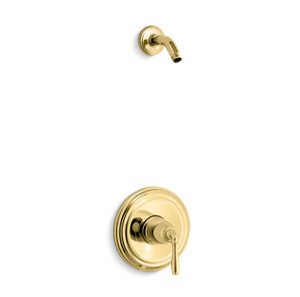 Devonshire® Rite-Temp® shower valve trim with lever handle, less showerhead - K-TLS396-4-PB