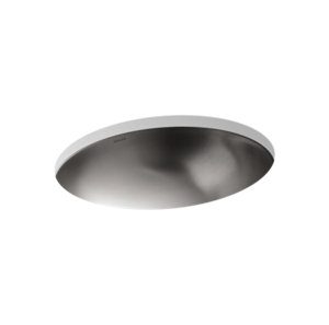 Bachata® Drop-in/undermount bathroom sink with luster finish, no overflow - K-2608-SU-NA