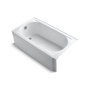 Memoirs® 60" x 33-3/4" alcove bath with left-hand drain - K-721-0