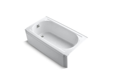 Memoirs® 60" x 33-3/4" alcove bath with left-hand drain - K-721-0