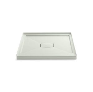Archer® 42" x 42" single-threshold center drain shower base with removable cover - K-9393-NY