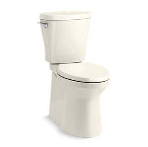 Betello® Two-piece elongated toilet with skirted trapway, 1.28 gpf - K-20197-96
