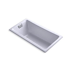 Tea-for-Two® 60" x 32" drop-in bath with end drain - K-850-GRL