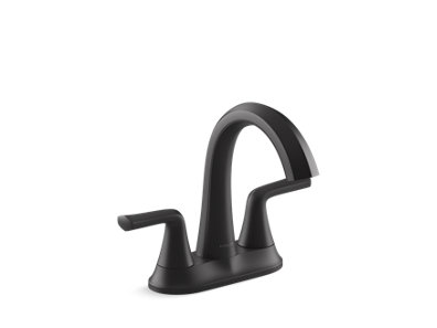 Desette Centerset bathroom sink faucet - K-R27212-4D-BL