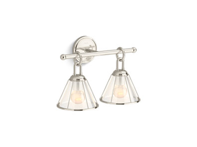 Terret 15-1/2" two-light sconce - K-27742-SC02-SNL