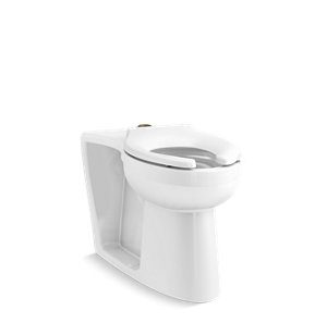 Modflex® Adjust-a-Bowl flushometer bowl with top spud - K-25042-SS-0