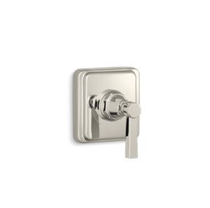 Pinstripe® Valve trim with Pure design lever handle for volume control valve, requires valve - K-T13174-4A-SN