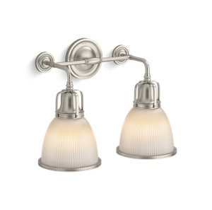 Hauksbee® Two-light bell sconce - K-32282-SC02-BNL