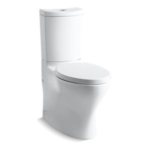 Persuade® Curv Comfort Height® Two-piece elongated dual-flush chair height toilet - K-6355-0