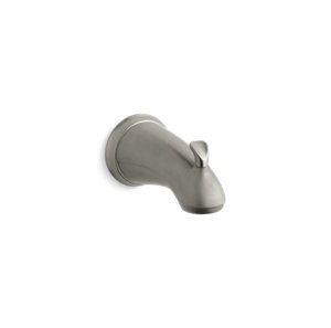 Forté® Bath spout with sculpted lift rod and slip-fit connection - K-10281-4-BN