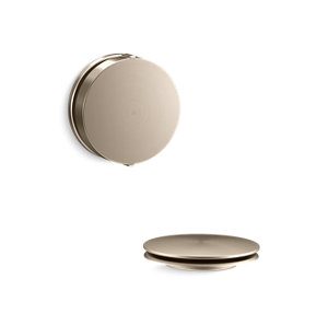 Pure Flo Contemporary Rotary-turn bath drain trim - K-T37392-BV